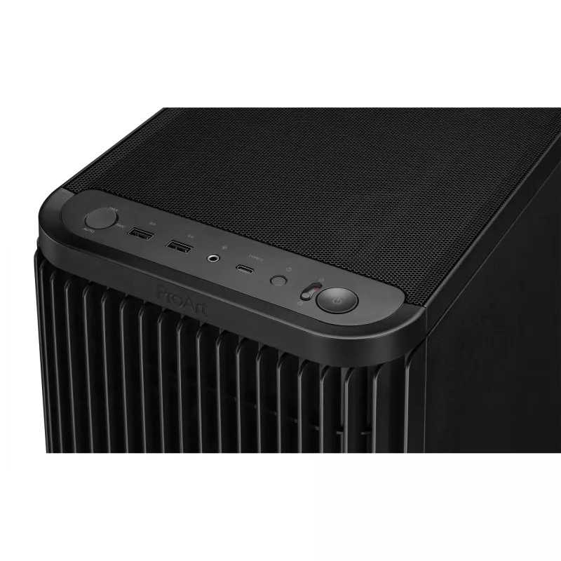 Caja de PC ASUS ProArt PA401 Mesh Panel Negro, ATX, 2x160mm frontal, 1x120mm trasero, 2x3,5