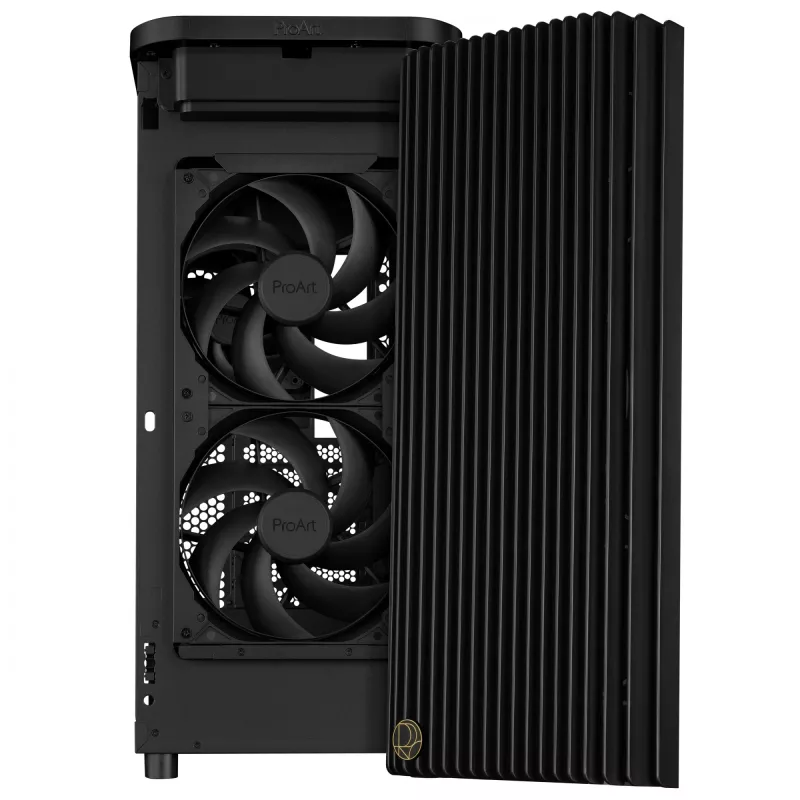 Caja de PC ASUS ProArt PA401 Mesh Panel Negro, ATX, 2x160mm frontal, 1x120mm trasero, 2x3,5