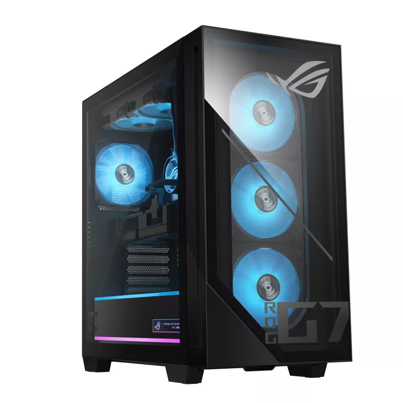 ASUS ROG G700 GM700TZ-R8400F004WS AMD Ryzen™ 5 8400F 32 GB DDR5-SDRAM 1 TB SSD NVIDIA GeForce RTX 5060 Ti Windows 11 Home Torre PC Negro