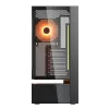 Caja de PC Cougar CFV235 Vision Torre Midi, ARGB, LCD de 9,16