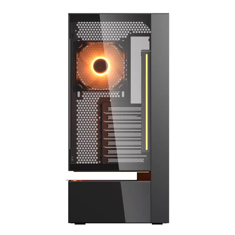 Caja de PC Cougar CFV235 Vision Torre Midi, ARGB, LCD de 9,16
