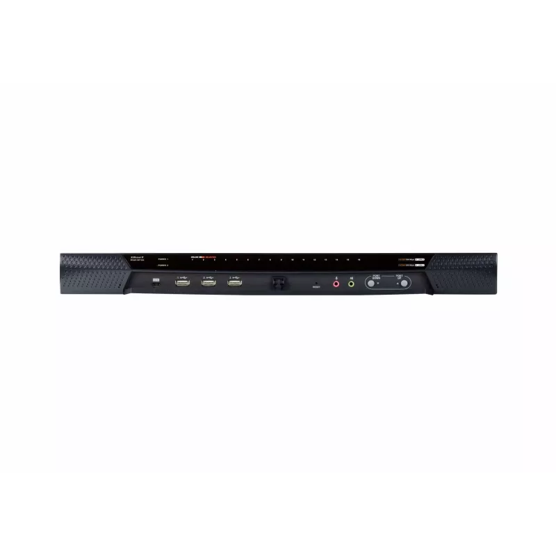 Switch KVM over IP ATEN 16 puertos 2 bus CAT5e/6, LUC (Laptop USB Console), con soporte de audio y Virtual Media