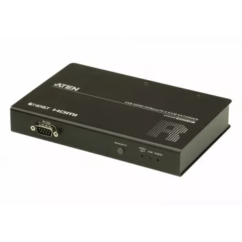 Extensor/remoto KVM ATEN USB HDMI HDBaseT2.0, Receptor, Cableado, 100 m, Cat5e, Cat6, Cat6a, 4096 x 2160 píxeles, Negro