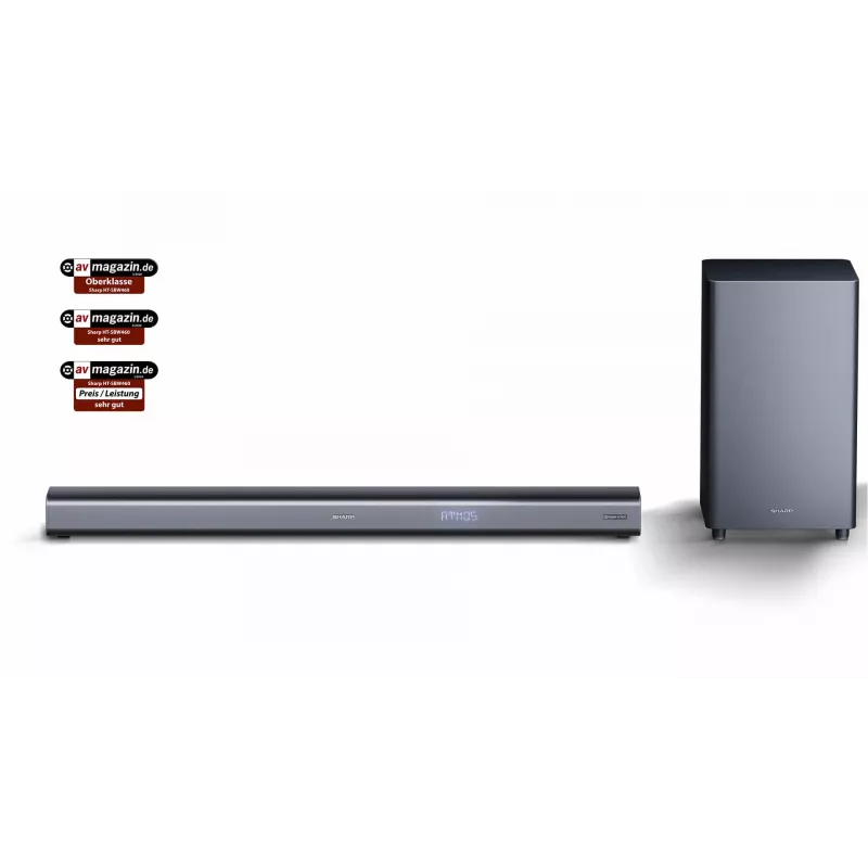 Barra de sonido Sharp HT-SBW460 metálico 3.1 canales 440 W