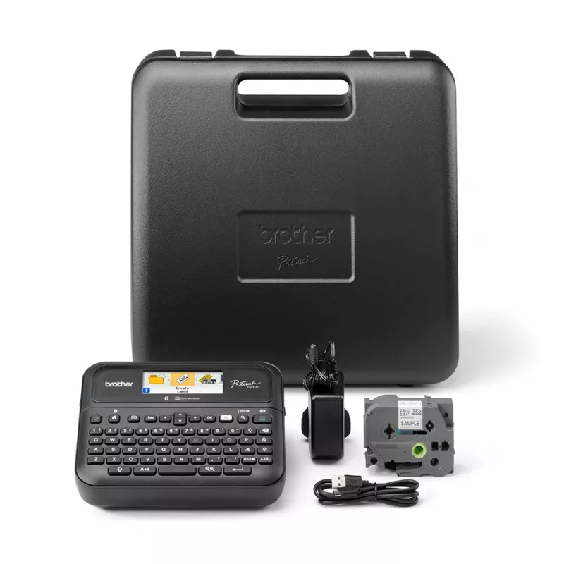 Impresora de etiquetas Brother PT-D610BTVP transferencia térmica 180 x 360 DPI 30 mm/s con cable e inalámbrica TZe Bluetooth