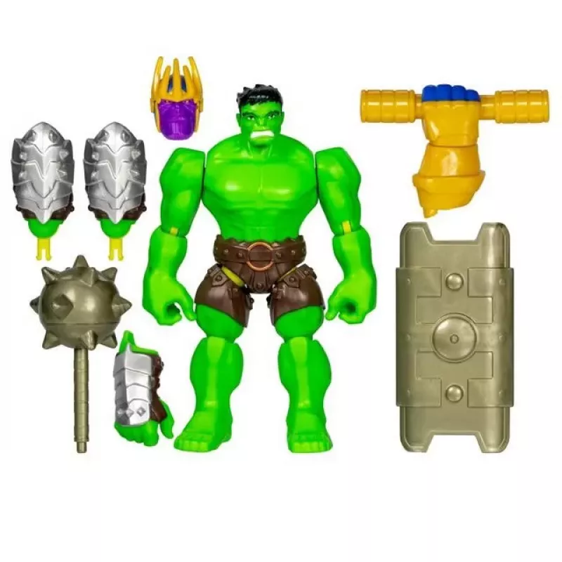 Figura de acción HASBRO Marvel MixMashers Avengers Hulk Mix-&-Match, multicolor, para niños a partir de 4 años