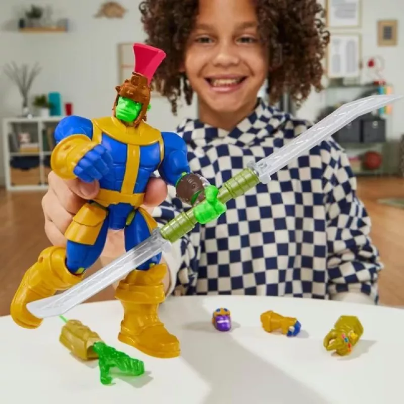 Figura de acción HASBRO Marvel MixMashers Avengers Hulk Mix-&-Match, multicolor, para niños a partir de 4 años