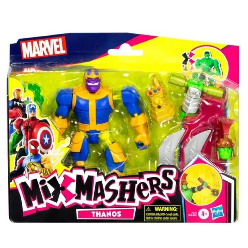 Marvel MixMashers Avengers Thanos Mix-&-Match, 4 año(s), multicolor