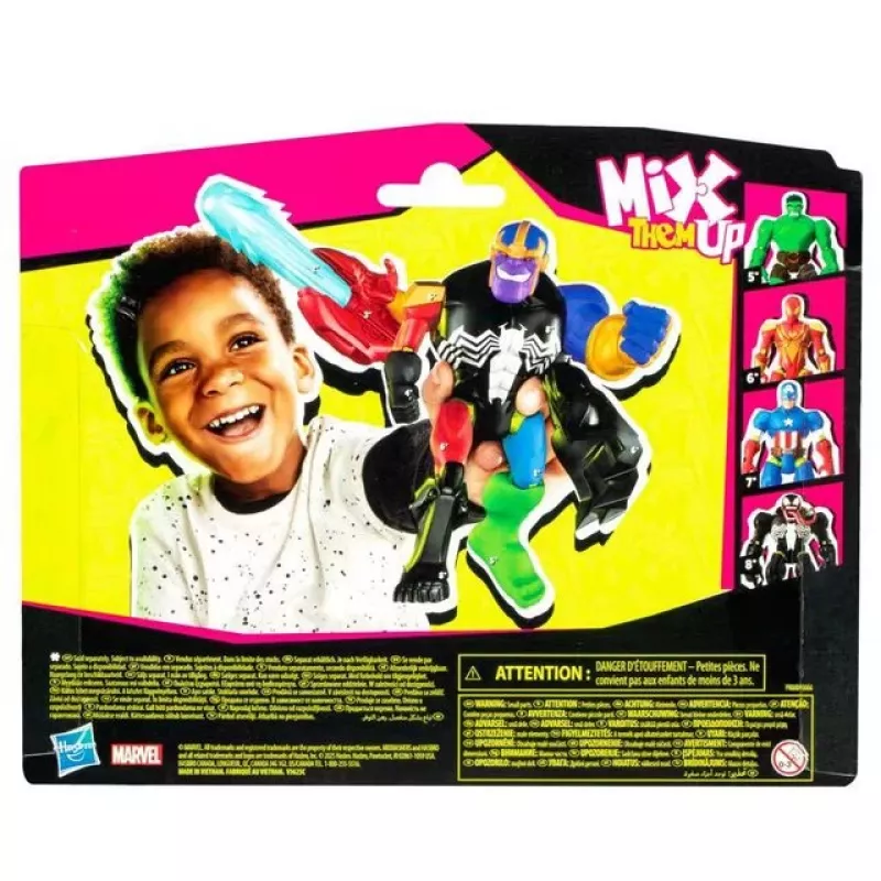 Marvel MixMashers Avengers Thanos Mix-&-Match, 4 año(s), multicolor
