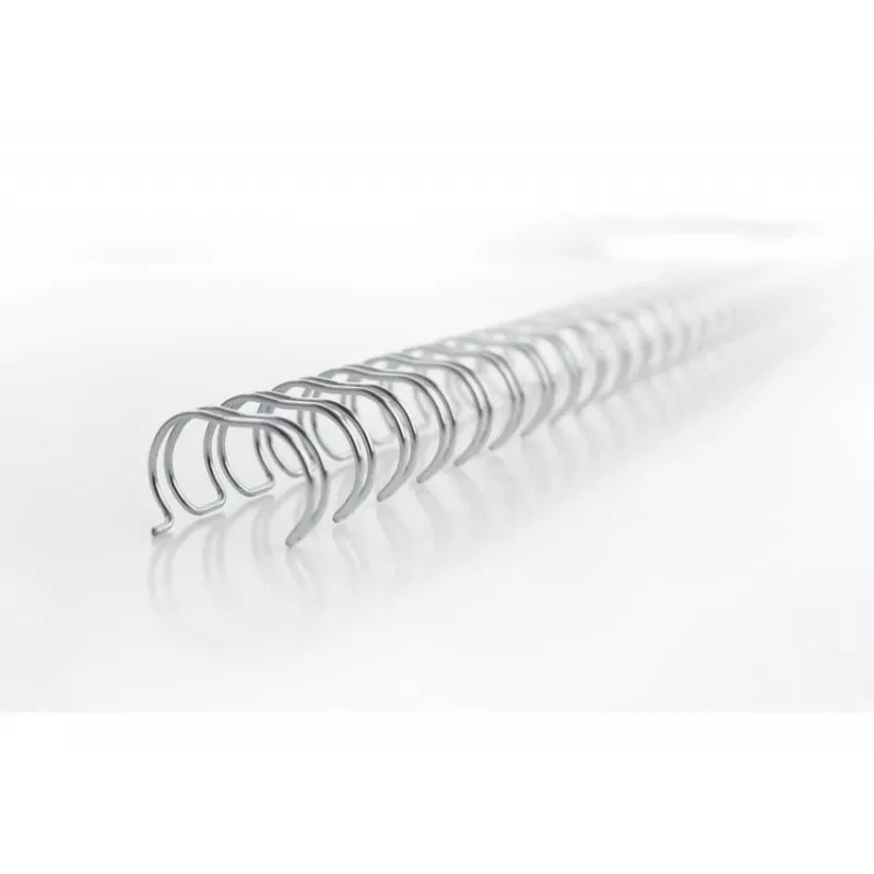 Espirales de encuadernación GBC WireBind 3:1 NO5 8mm A4, negro, 3 hojas, metal, A4, 8 mm, 322 mm