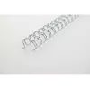 Espirales de encuadernación GBC WireBind 3:1 NO7 11mm A4, plata, 3 hojas, metal, A4, 1,1 cm, 266 mm