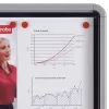 Tablón de información exterior magnético con cierre Nobo Premium Plus 8xA4