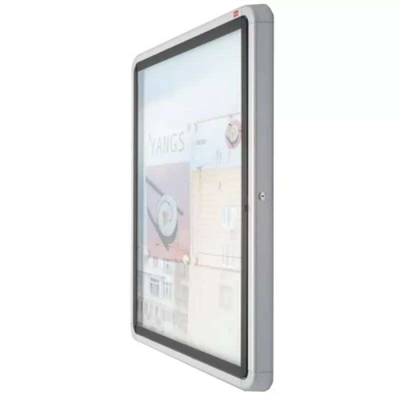 Tablón de información exterior magnético con cierre Nobo Premium Plus 8xA4