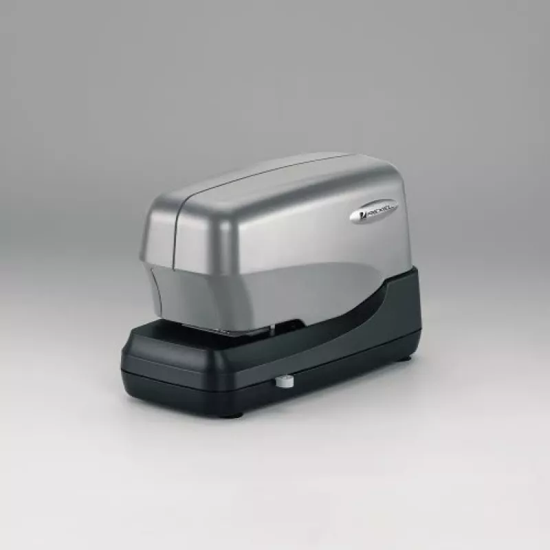 Grapadora eléctrica de cartucho Rexel Stella70 EU, 70 hojas, posterior, 5000 grapas, negro, plata, 259 mm, 372 mm