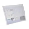 Caja de documentos Rexel Ice A4+ 25 mm lomo transparente, transparente, 250 hojas, polipropileno (PP), A4