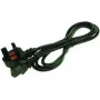 Cable IEC C13 2-Power con conector macho UK negro conector hembra C13