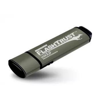 Kanguru FlashTrust™ USB 3.0 128 GB |memoria flash segura| firmware seguro | interruptor físico de protección contra escritura |protección contra BadUSB | cumplimiento de los requisitos NIST