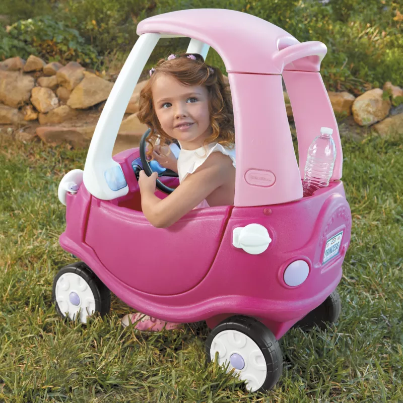 Little Tikes Cozy Coupe Princess, 1,5 año(s), 4 ruedas, plástico, azul, rosa, blanco