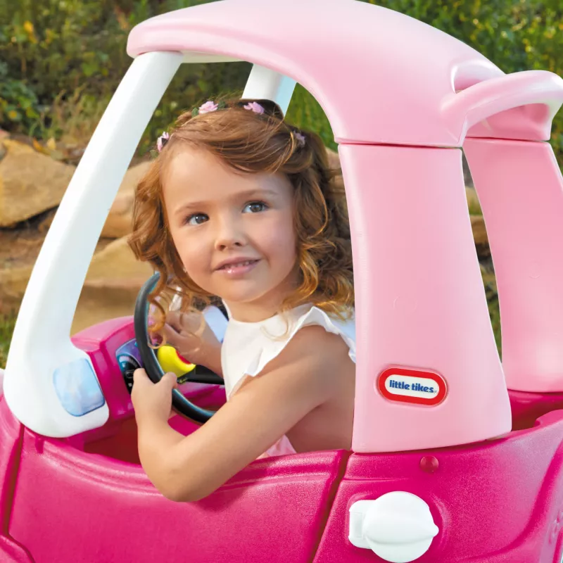 Little Tikes Cozy Coupe Princess, 1,5 año(s), 4 ruedas, plástico, azul, rosa, blanco