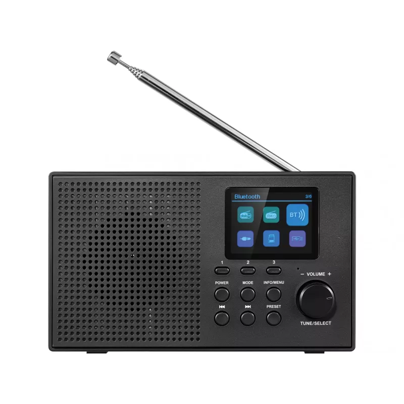 Sandberg altavoz radio DAB+BT recargable, portátil, analógico y digital, DAB+, FM, 87,5 - 108 MHz, 174 - 240 MHz, 3 W