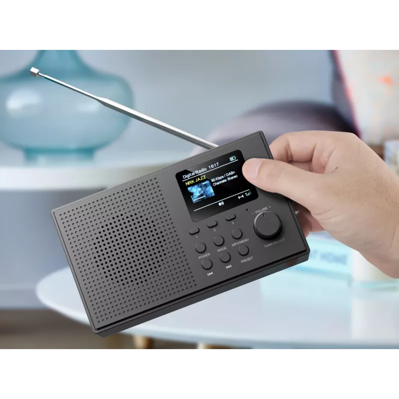 Sandberg altavoz radio DAB+BT recargable, portátil, analógico y digital, DAB+, FM, 87,5 - 108 MHz, 174 - 240 MHz, 3 W