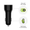 Cargador de coche USB-C 65W de d bramante re-charge – 12–24V mechero, 1× USB-C, negro