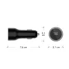 Cargador de coche USB-C 65W de d bramante re-charge – 12–24V mechero, 1× USB-C, negro