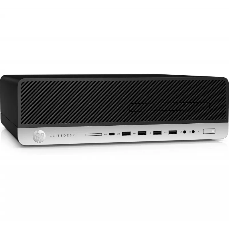 T1A HP EliteDesk 800 G3 Reacondicionado Intel® Core™ i5 i5-7500 8 GB DDR4-SDRAM 240 GB SSD Windows 10 Pro SFF PC negro, plateado