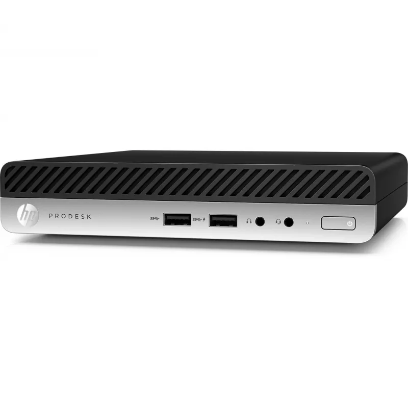 T1A HP ProDesk 400 G4 Reacondicionado Intel® Core™ i5 i5-8400T 8 GB DDR4-SDRAM 256 GB SSD Windows 10 Pro Mini PC negro, plateado