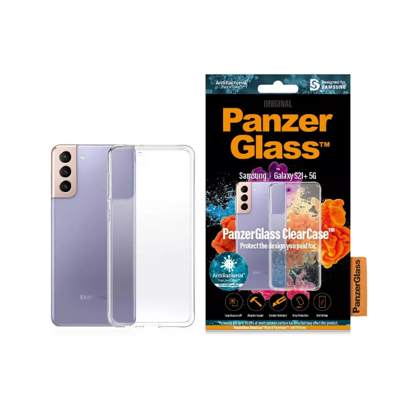 PanzerGlass ® ClearCase™ Samsung Galaxy S21 Plus 5G, Funda, Samsung, Samsung - Galaxy S21+, Transparente
