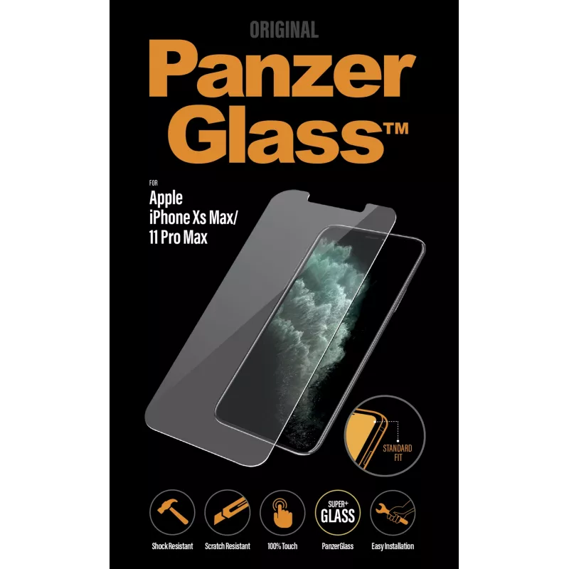 PanzerGlass® Protector de pantalla iPhone 11 Pro Max | Xs Max | Ajuste estándar