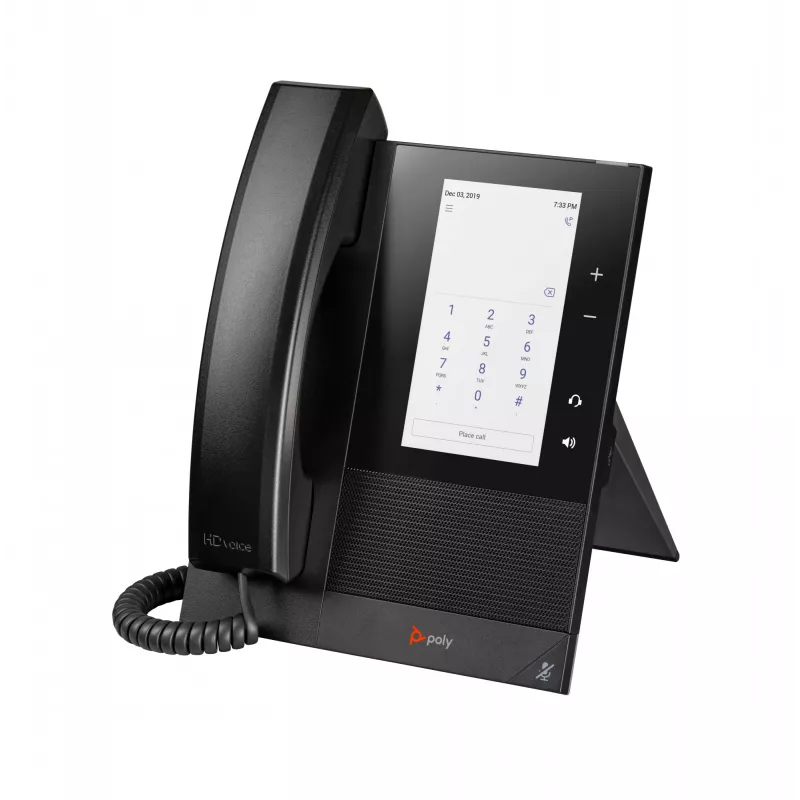HP Poly CCX 400 teléfono multimedia de empresa para Microsoft Teams y compatible con PoE