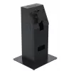 Set de kiosco Ergonomic Solutions SpacePole Mini Kiosk Countertop negro metal