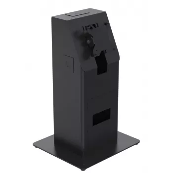 Set de kiosco Ergonomic Solutions SpacePole Mini Kiosk Countertop negro metal