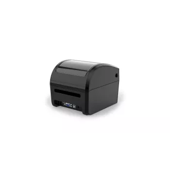 Impresora de etiquetas Capture CA-RP420 — Térmica directa 203 dpi de sobremesa con USB, serie, Ethernet (negra)