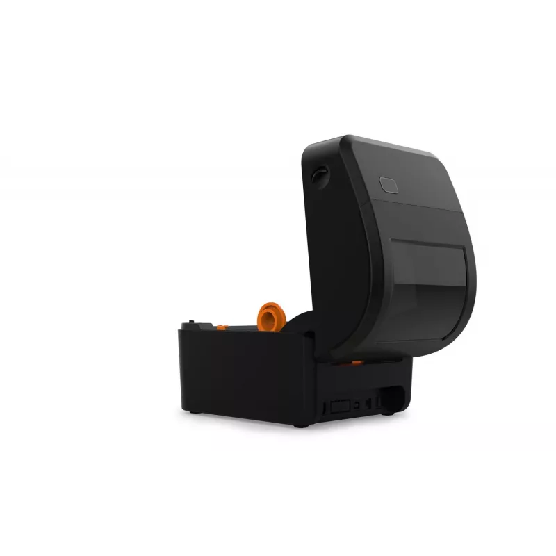 Impresora de etiquetas Capture CA-RP420 — Térmica directa 203 dpi de sobremesa con USB, serie, Ethernet (negra)