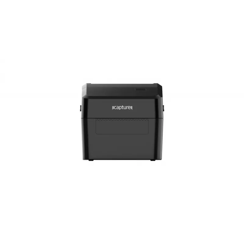 Impresora de etiquetas Capture CA-RP420 — Térmica directa 203 dpi de sobremesa con USB, serie, Ethernet (negra)
