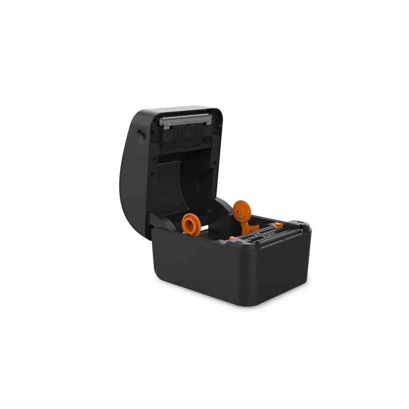 Impresora de etiquetas Capture CA-RP420 — Térmica directa 203 dpi de sobremesa con USB, serie, Ethernet (negra)