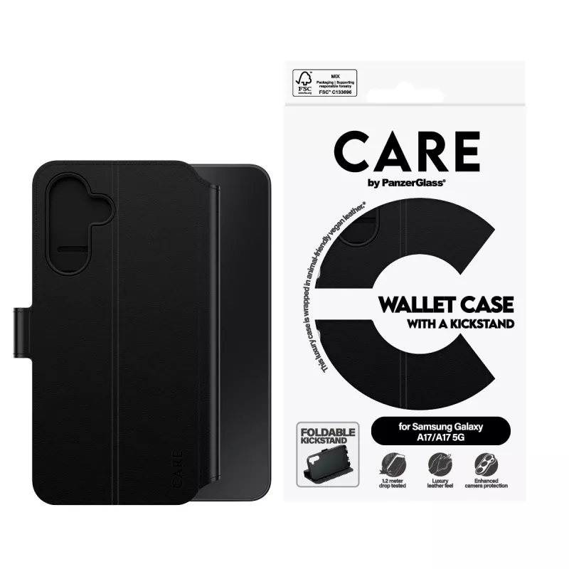 Funda cartera con soporte PanzerGlass CARE™ by ® Samsung Galaxy M17 5G | A17 | A17 5G