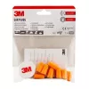Tapones para los oídos reutilizables 3M 1100C4, naranja, con cordón, pack de 4