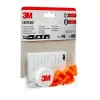 Tapones para los oídos reutilizables 3M 1100C4, naranja, con cordón, pack de 4