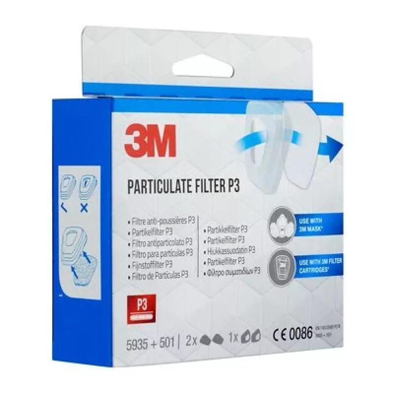 Filtro de partículas 3M 5935 P3, pack de 2