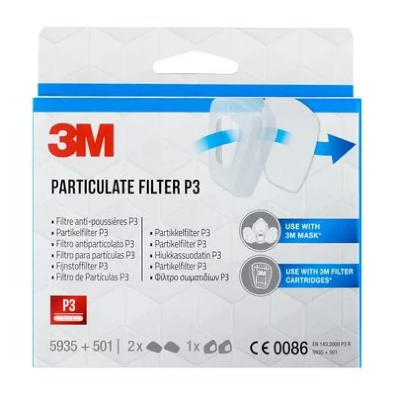 Filtro de partículas 3M 5935 P3, pack de 2