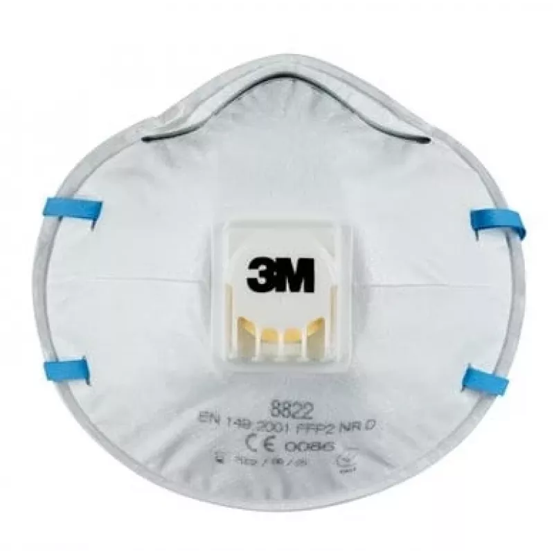 3M Cool Flow 8822 FFP2 NR D Mascarillas respiratorias desechables, 5 uds. (8822PRO5)