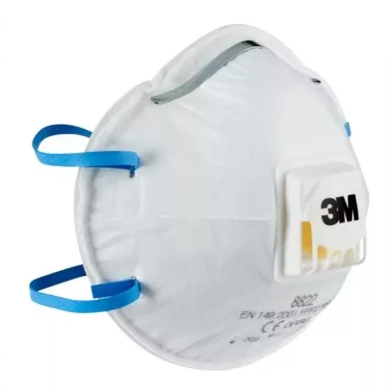 3M Cool Flow 8822 FFP2 NR D Mascarillas respiratorias desechables, 5 uds. (8822PRO5)