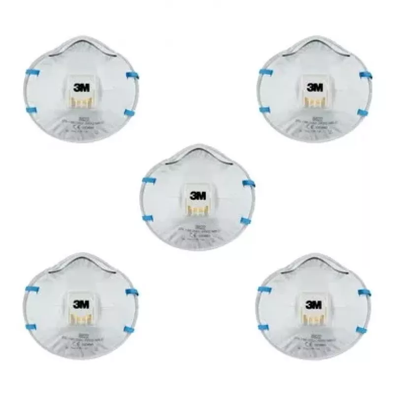 3M Cool Flow 8822 FFP2 NR D Mascarillas respiratorias desechables, 5 uds. (8822PRO5)
