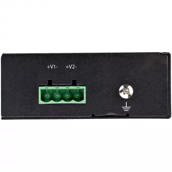 StarTech.com inyector PoE Gigabit industrial - alta velocidad/alta potencia 90W - 802.3bt PoE++ 52V-56VDC carril DIN UPoE/inyector Ultra Power Over Ethernet adaptador -40C a +75C robusto