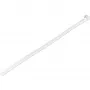 StarTech.com bridas reutilizables de 25 cm – 7 mm de ancho, 65 mm de diámetro de haz, 22 kg de resistencia a la tracción, bridas de nailon desmontables, interior/exterior, 94V-2/UL listado, pack de 100 – blanco