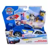 PAW Patrol : Search & Rescue, vehículo Chase Rescue Cruiser con 2 figuras, coche de policía de juguete con mecanismo de retroceso, juguete para niños y niñas a partir de 3 años