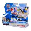 PAW Patrol : Search & Rescue, vehículo Chase Rescue Cruiser con 2 figuras, coche de policía de juguete con mecanismo de retroceso, juguete para niños y niñas a partir de 3 años